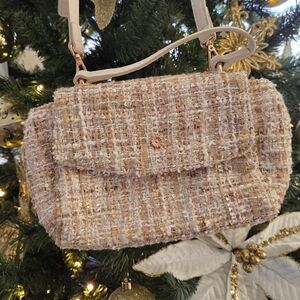LC Lauren Conrad Chic Tweed Shoulder Bag
